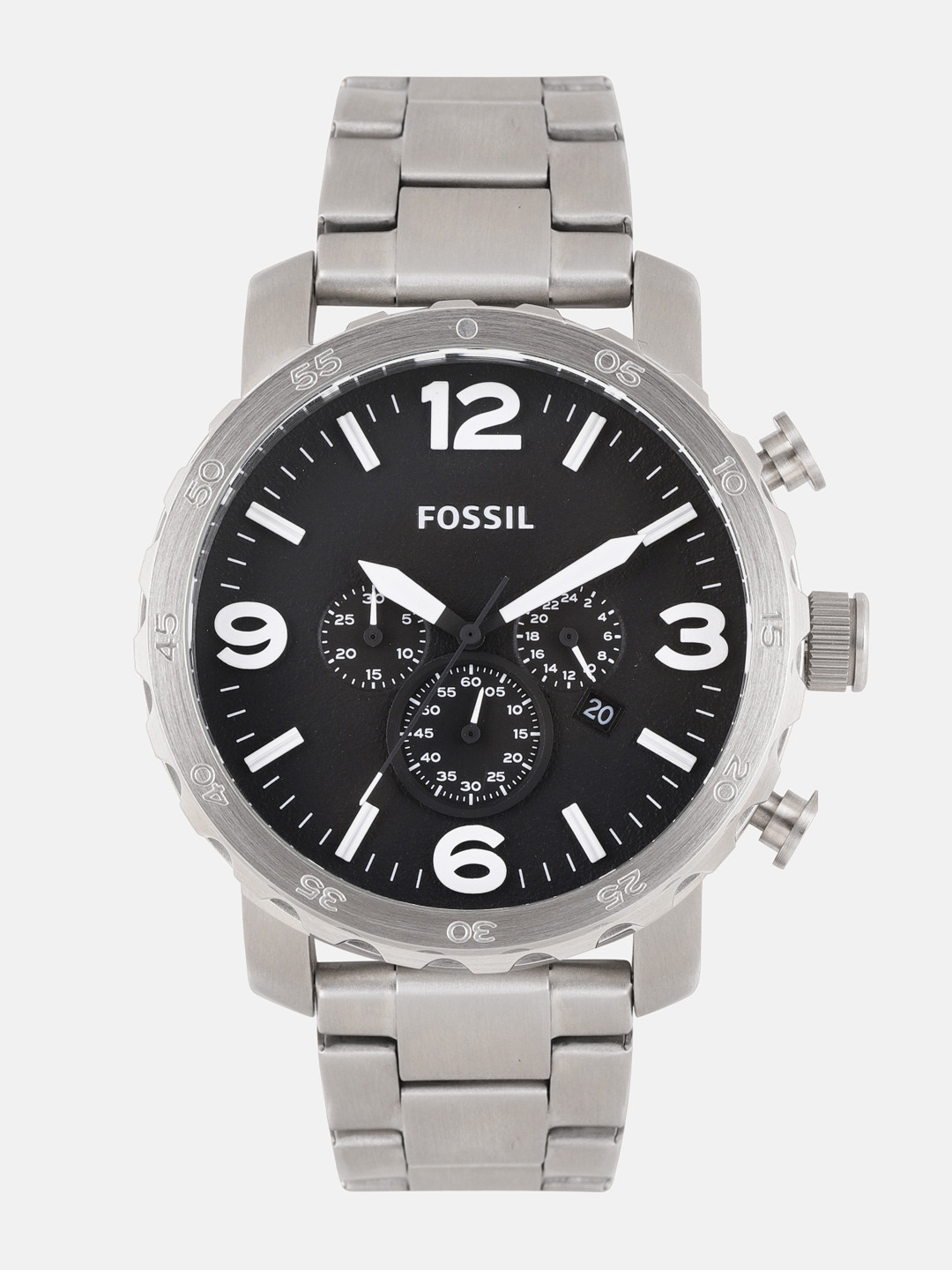 Buy Fossil Men Black Factory Service Analogue Watch Jr1353 Watches For Men 8603423 Myntra