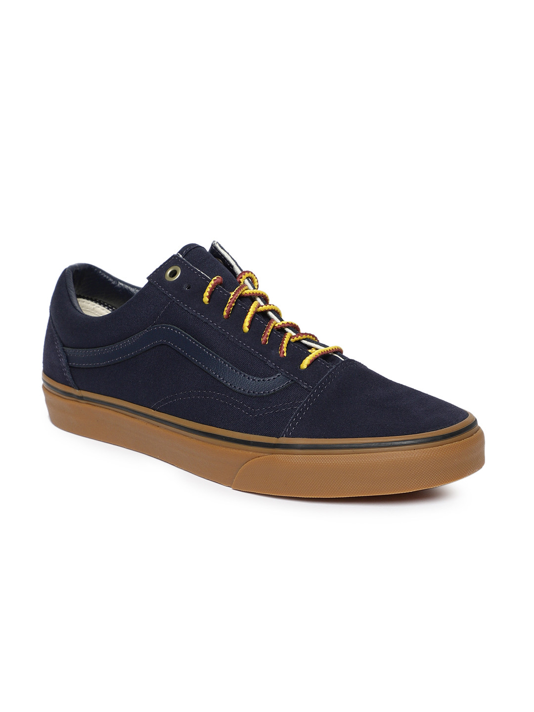 Buy Vans Unisex Navy Blue Leather 