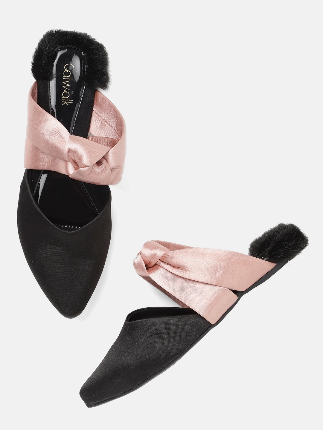 Catwalk hot sale black mules