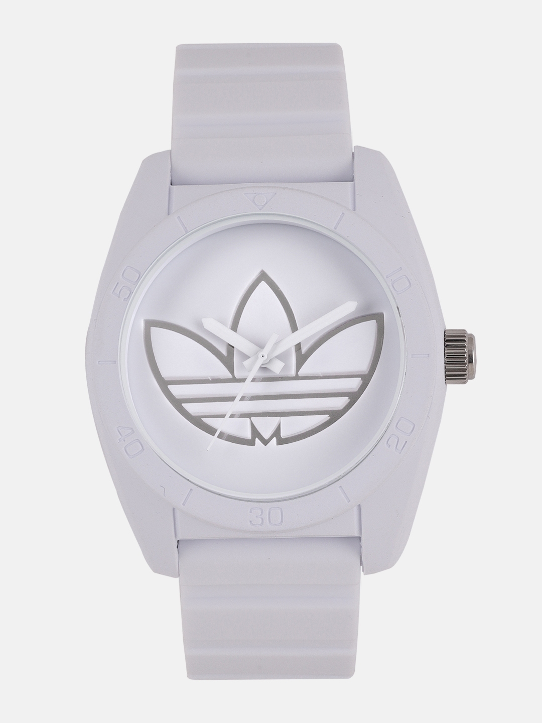 adidas white colour watch