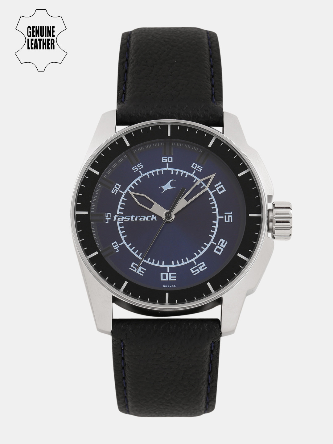 Fastrack Men Navy Blue Analogue Watch NK3089SL01_OR2