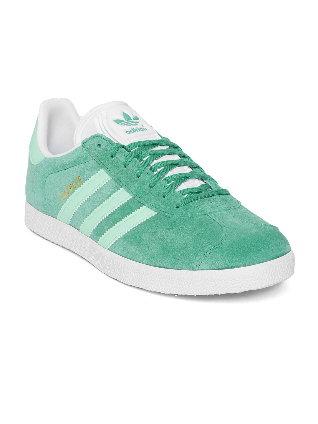 adidas green casual shoes