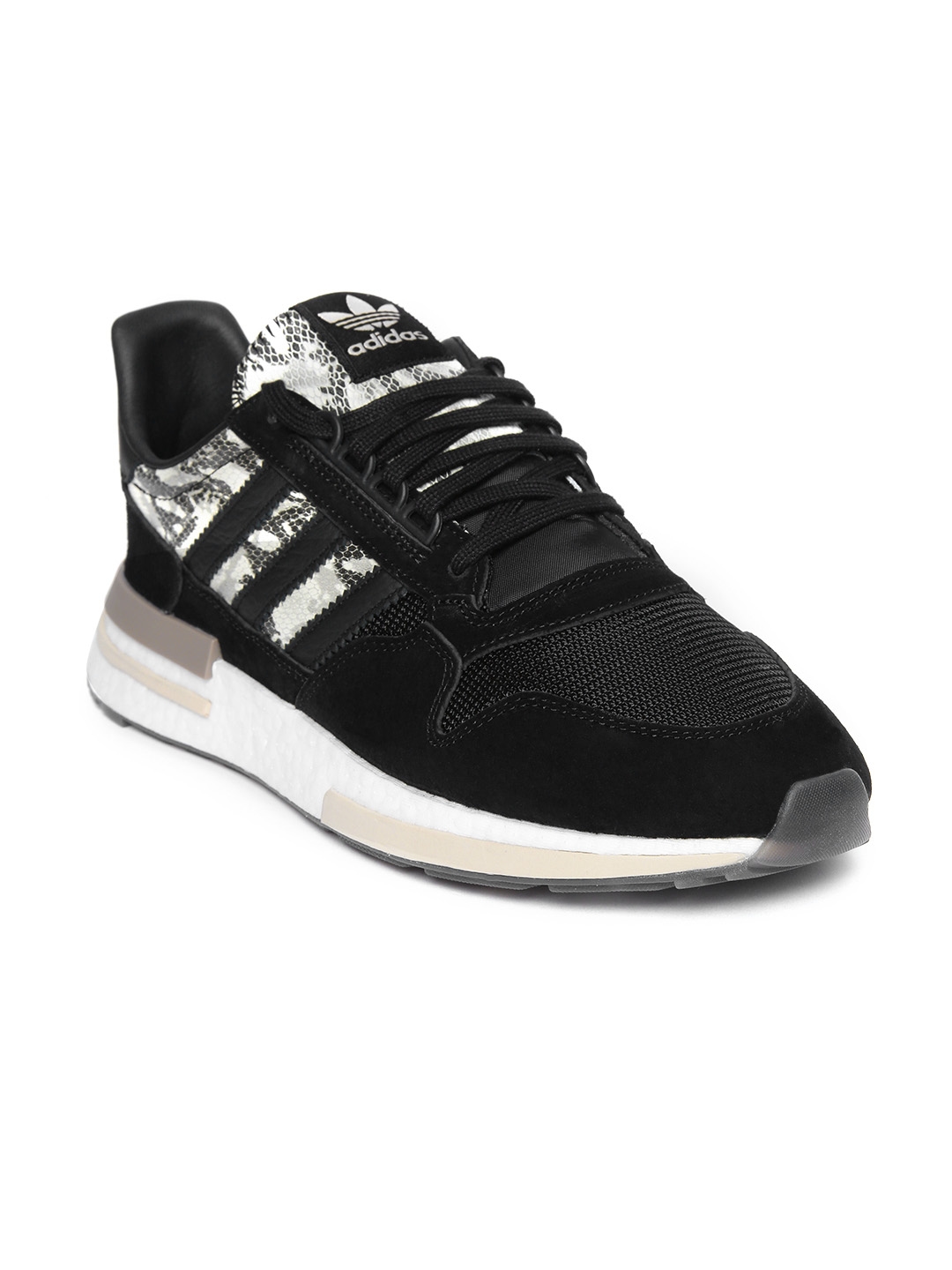 Buy ADIDAS Originals Men Black ZX 500 RM Snakeskin Print Sneakers - Shoes for Men 8616573 | Myntra