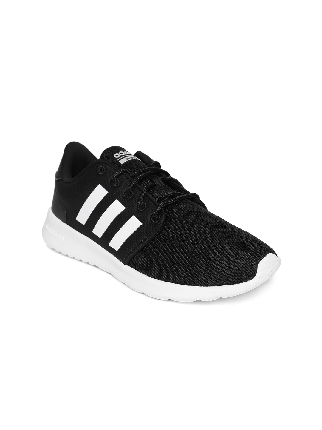 adidas qt racer black and white