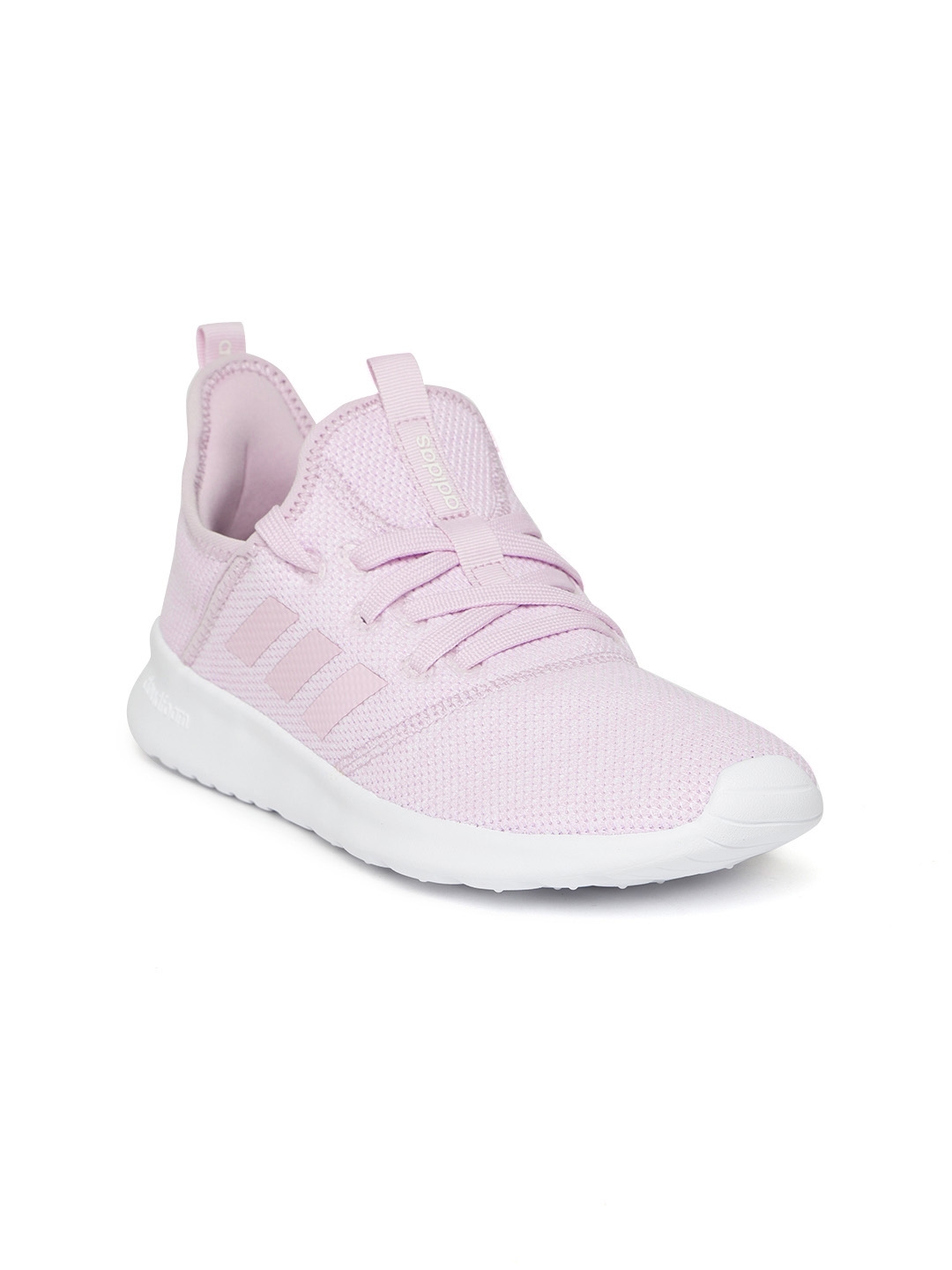 adidas cloudfoam pink shoes