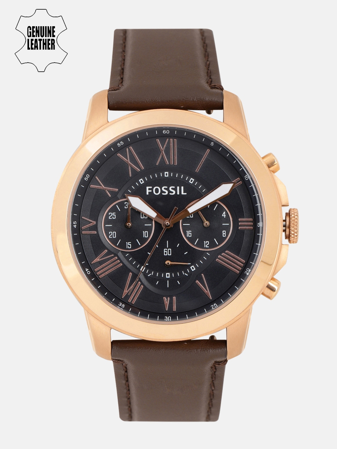 Fossil men black chronograph watch sale ch2600_sor
