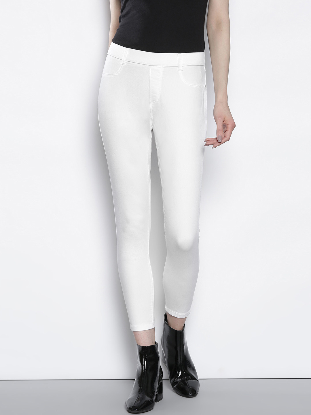Buy DOROTHY PERKINS Women White Solid 