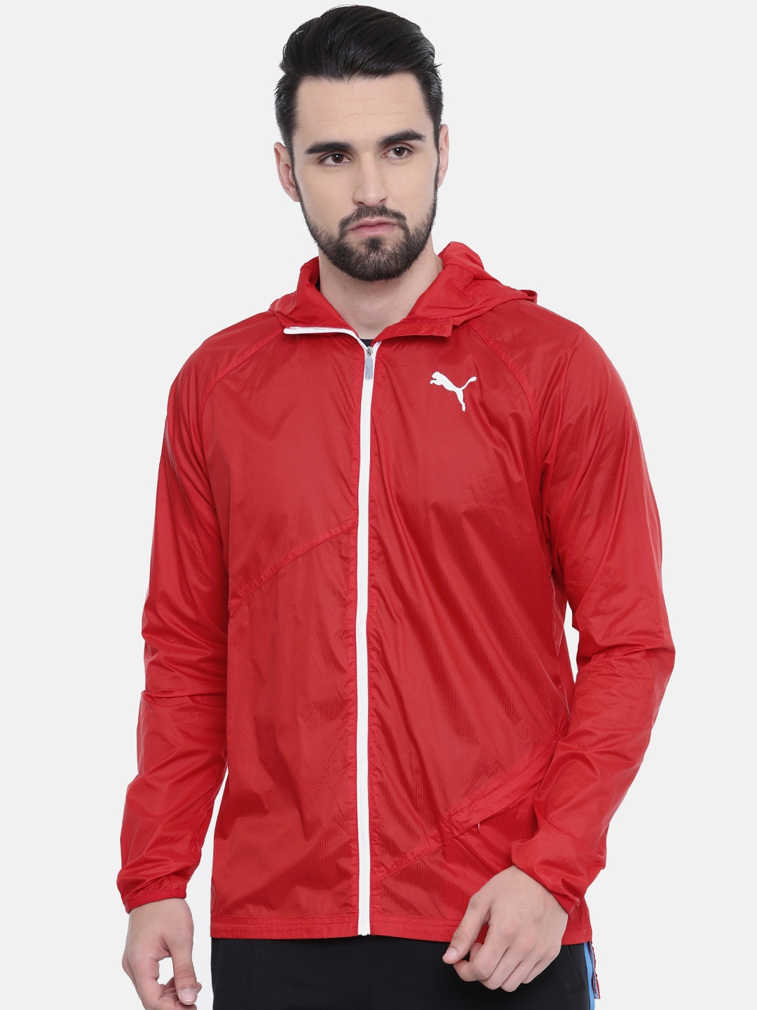 Red sales puma windbreaker