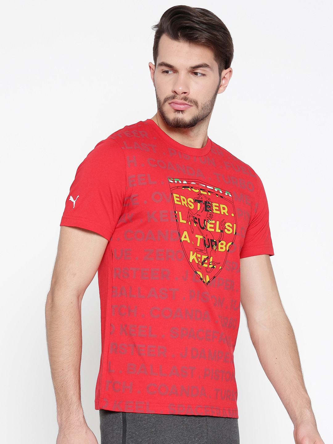 puma ferrari big shield tee