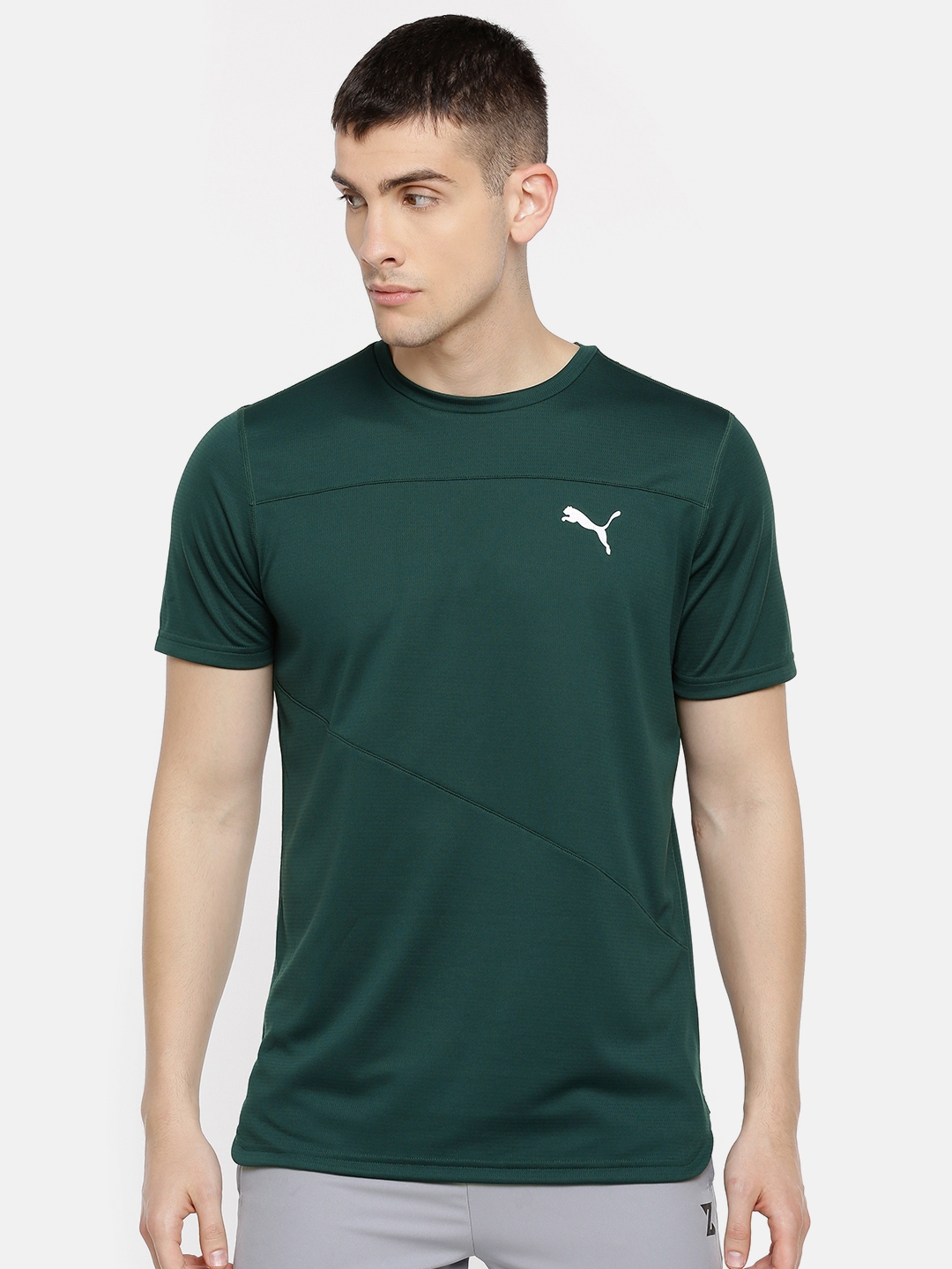 Albany Oclusión Soviético Buy Puma Men Green Solid Ignite DryCell Round Neck T Shirt - Tshirts for  Men 8751401 | Myntra
