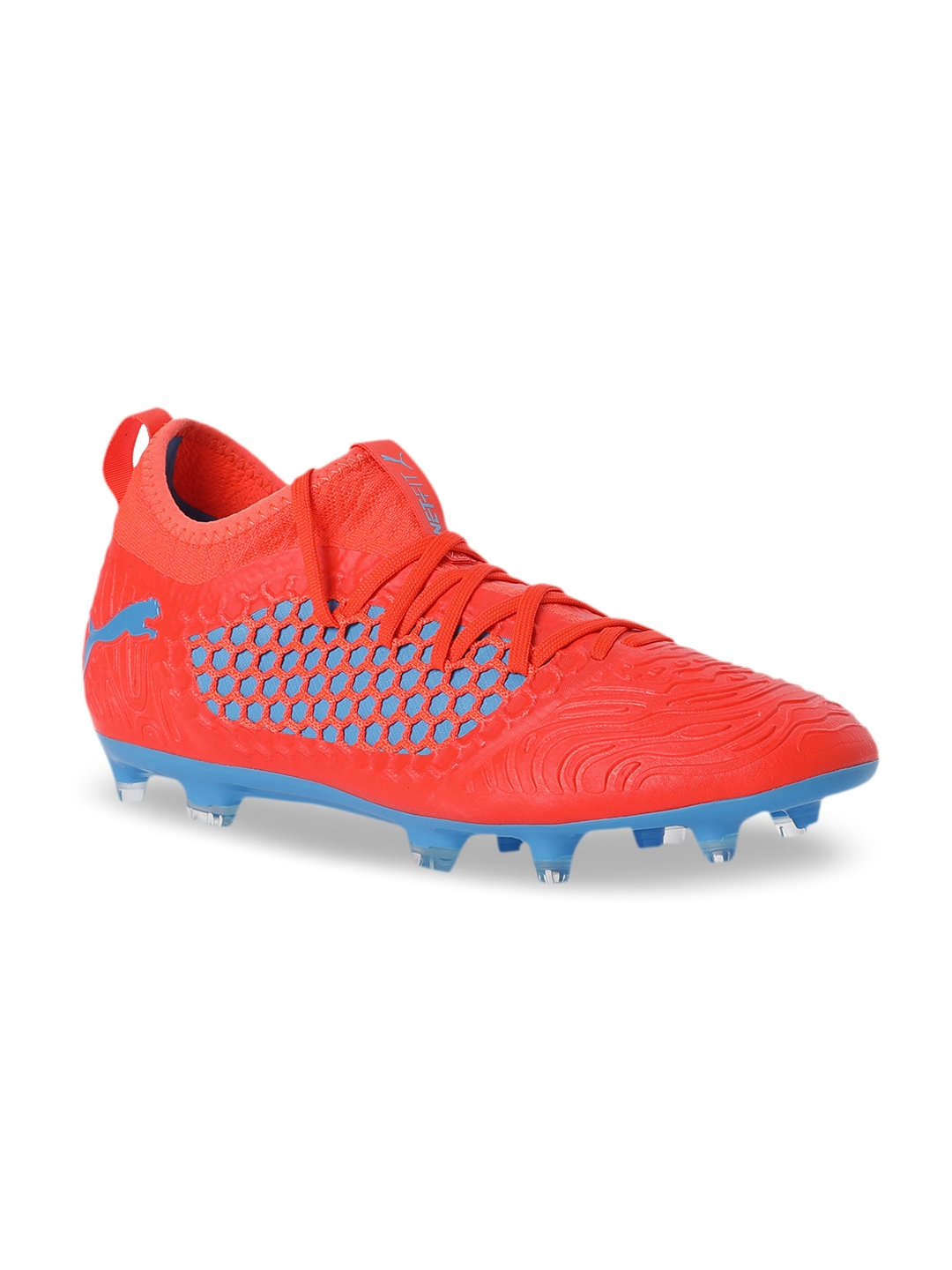 all orange football cleats