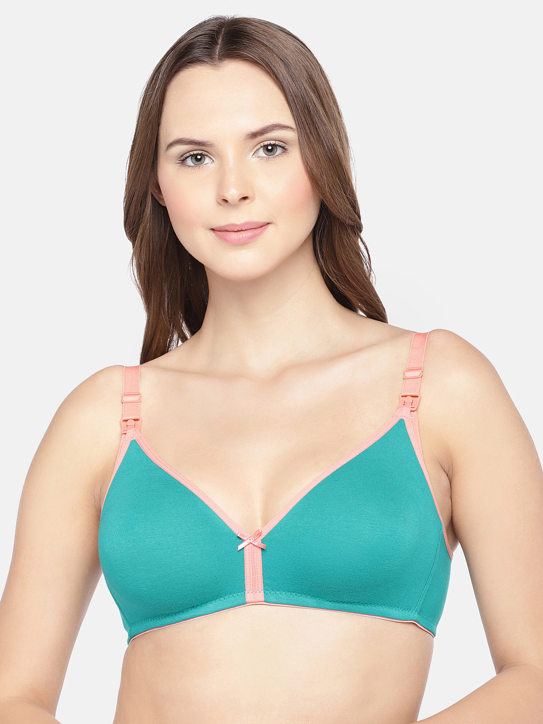 Inner Sense Green Non-Padded Maternity Bra IMB006B