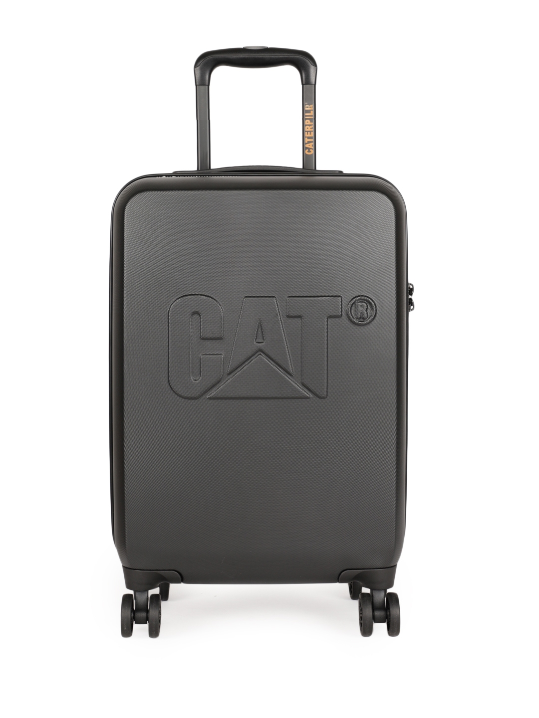 CAT Unisex Black D 20 Cabin Trolley Suitcase