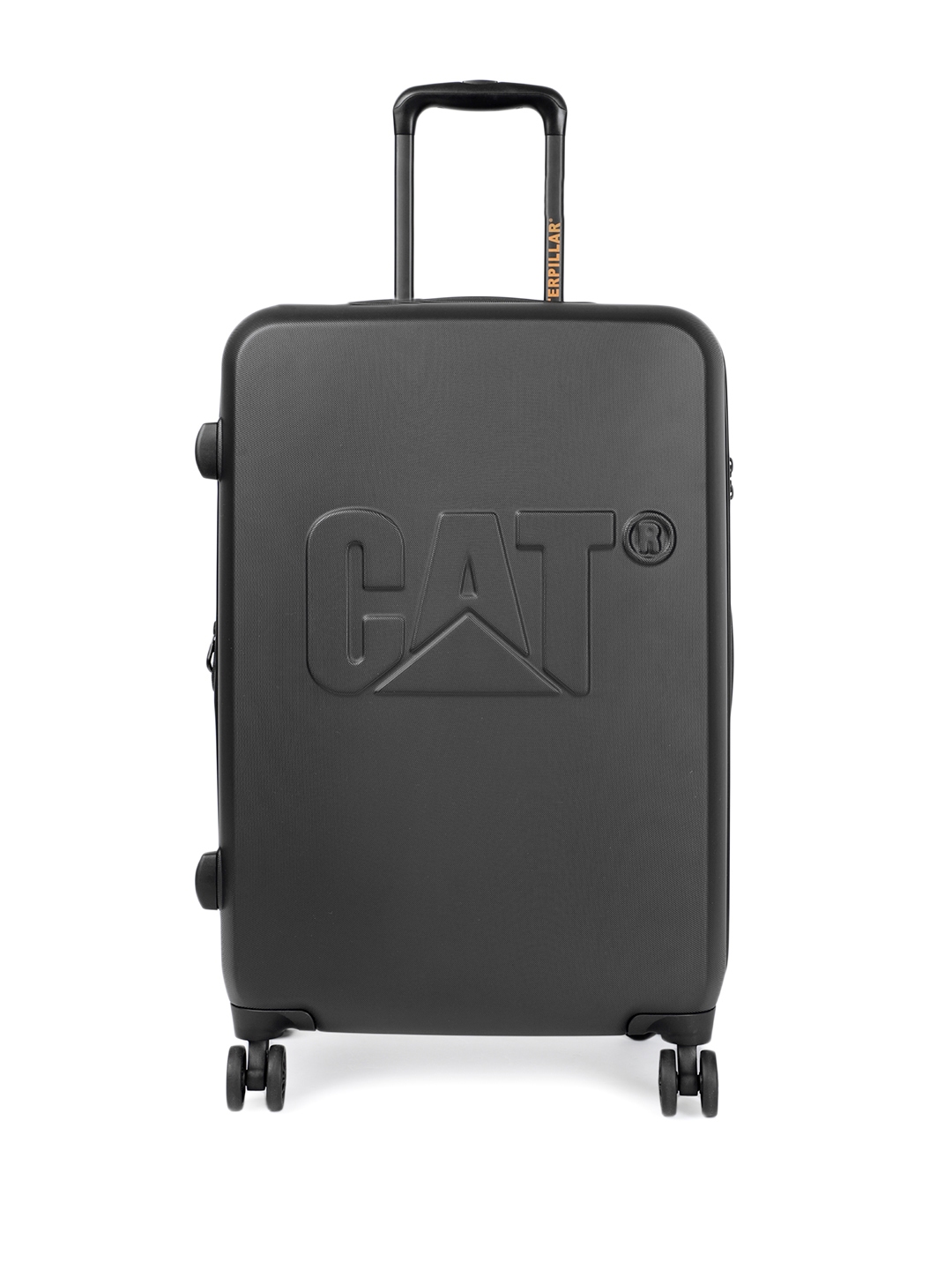 CAT Unisex Black D 24 Hardside Checkin Trolley Suitcase