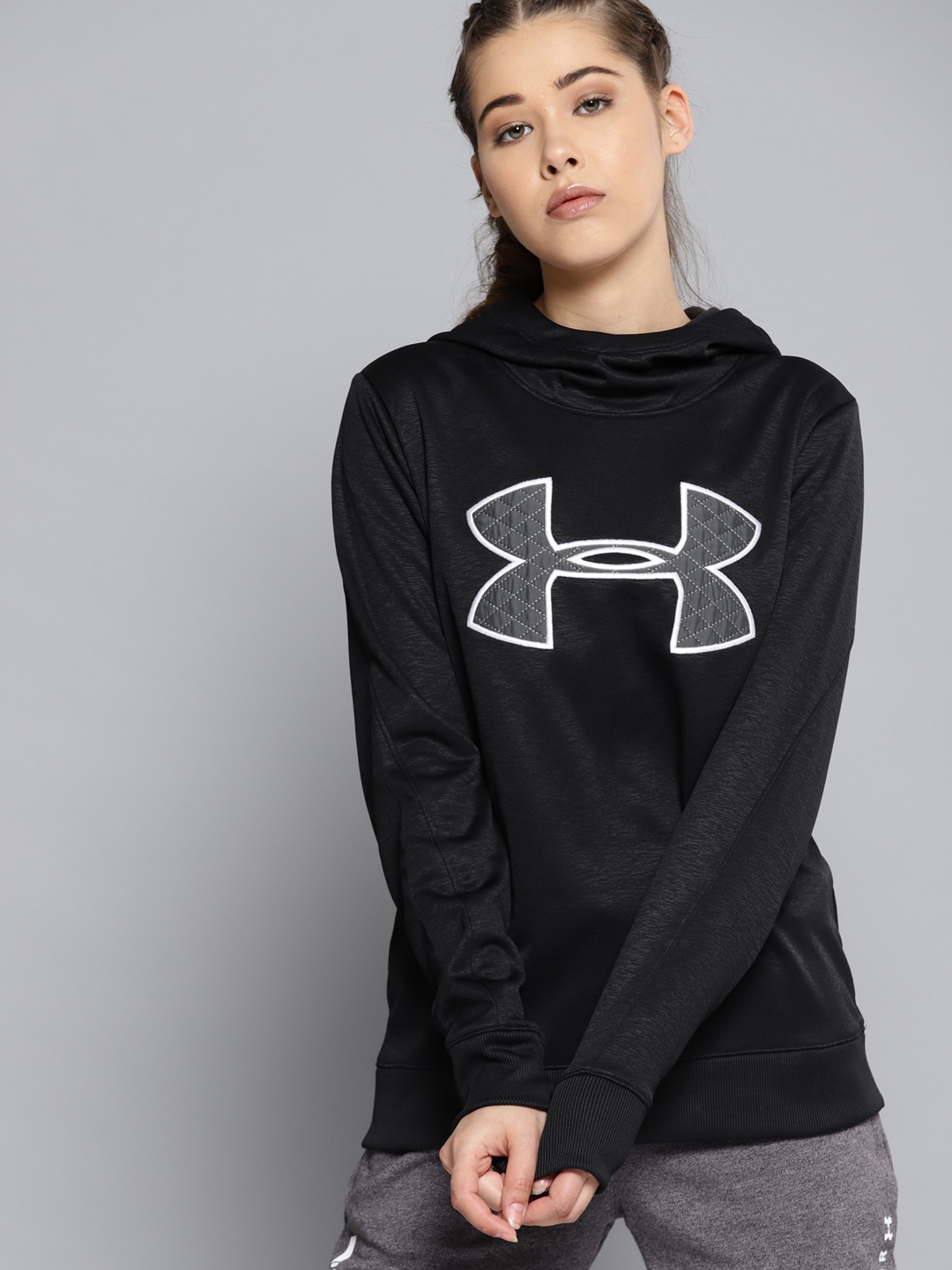 under armour black womens hoodie