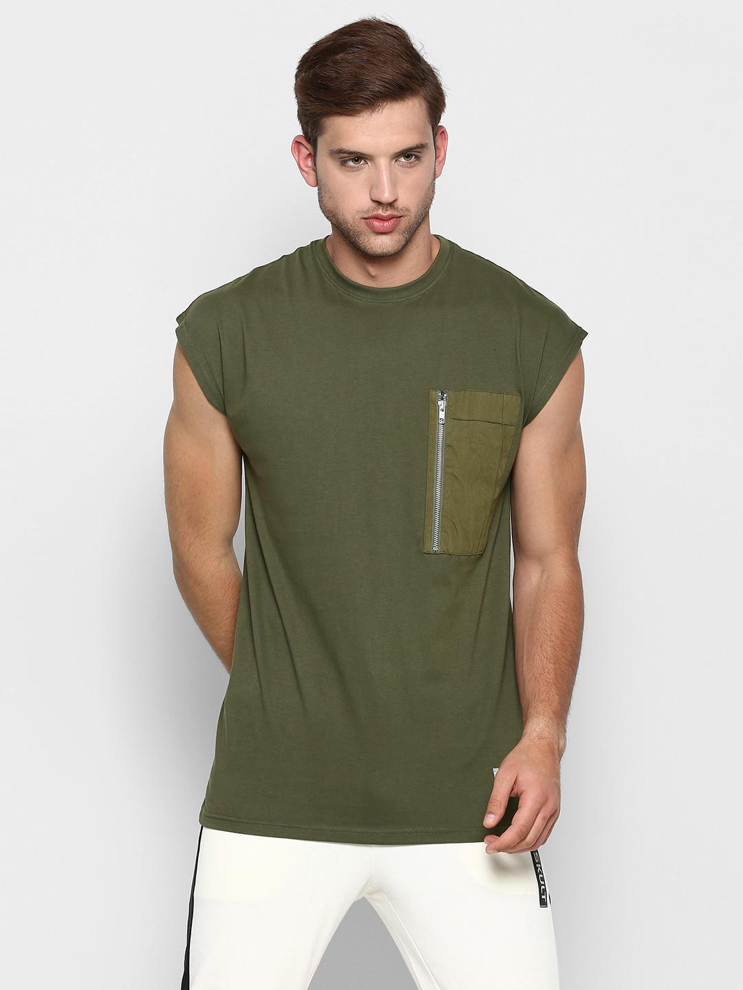 Buy Skult By Shahid Kapoor Men Olive Green Solid Round Neck T Shirt Tshirts For Men 8793035 Myntra Find great deals on ebay for shahid kapoor. myntra