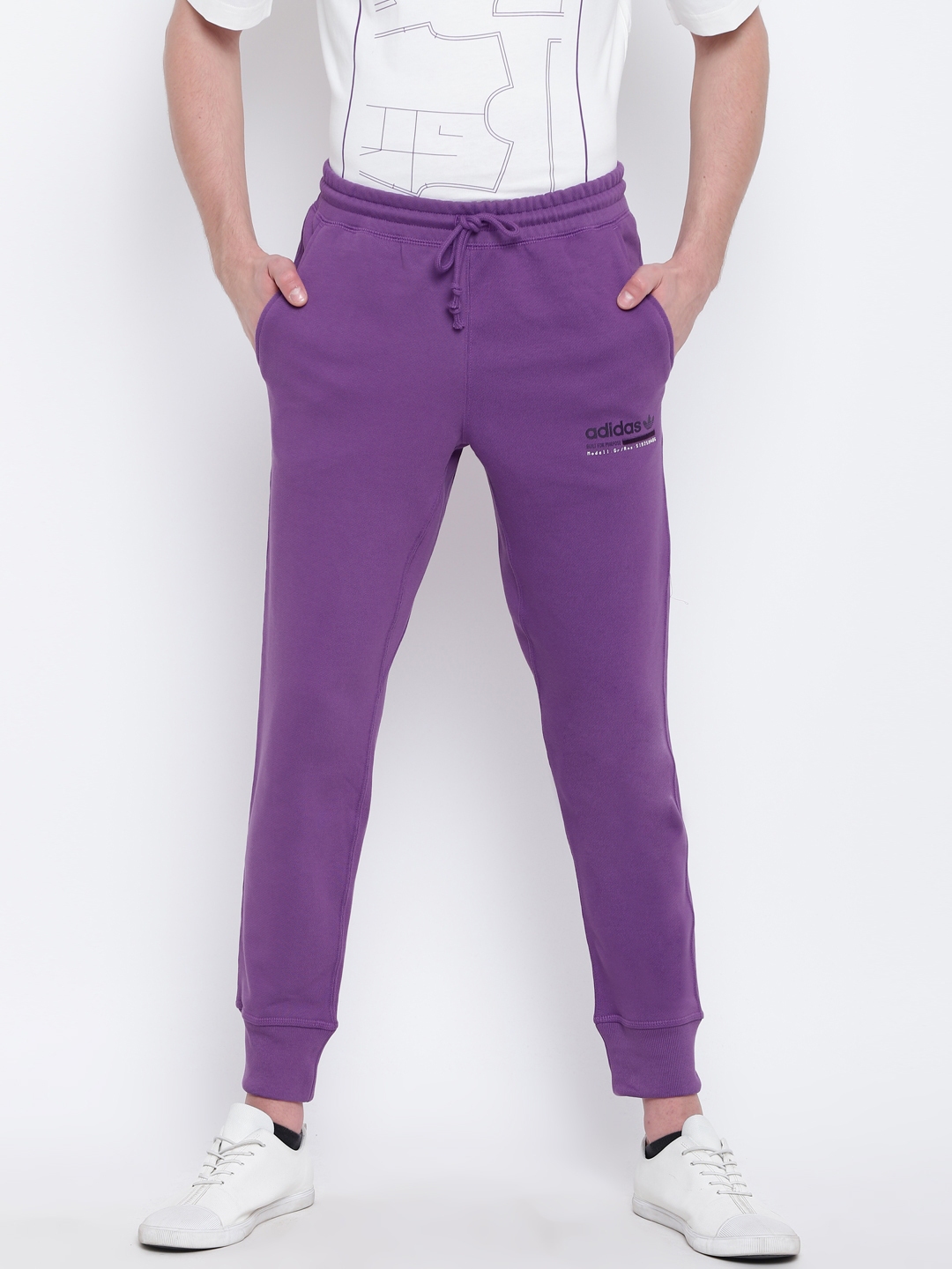 Buy Trislin Women Purple Fleece Washed Track Pants L Online at Best  Prices in India  JioMart