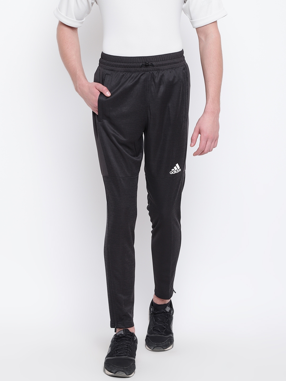 adidas solid men's track pants