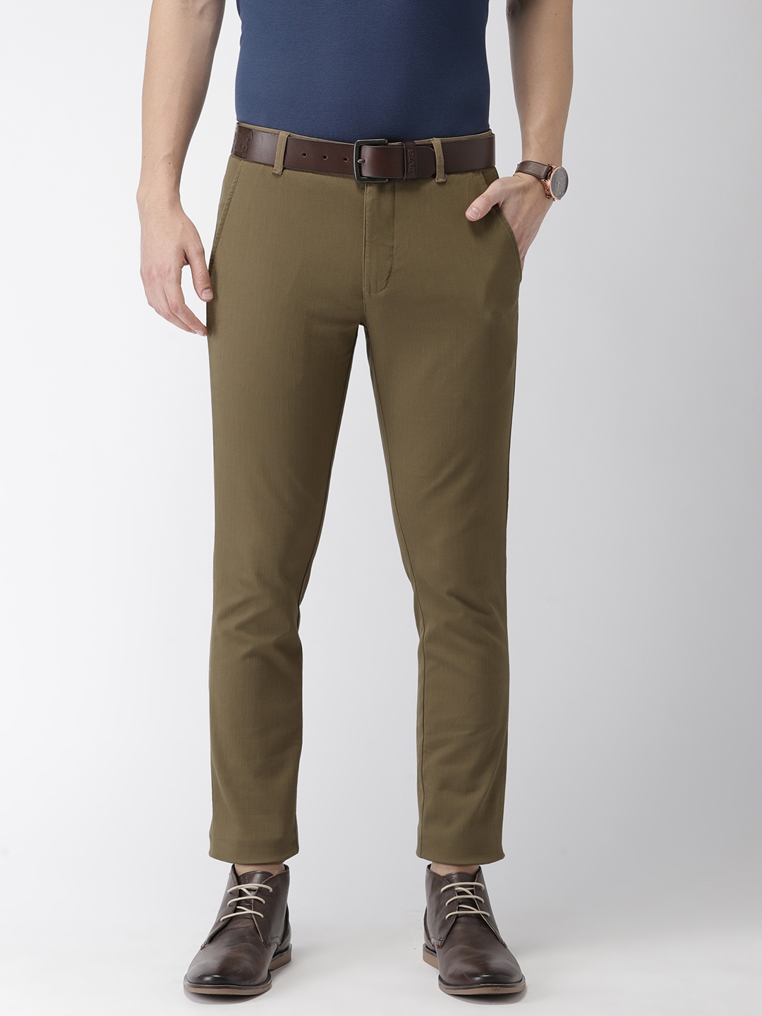 smart casual brown pants