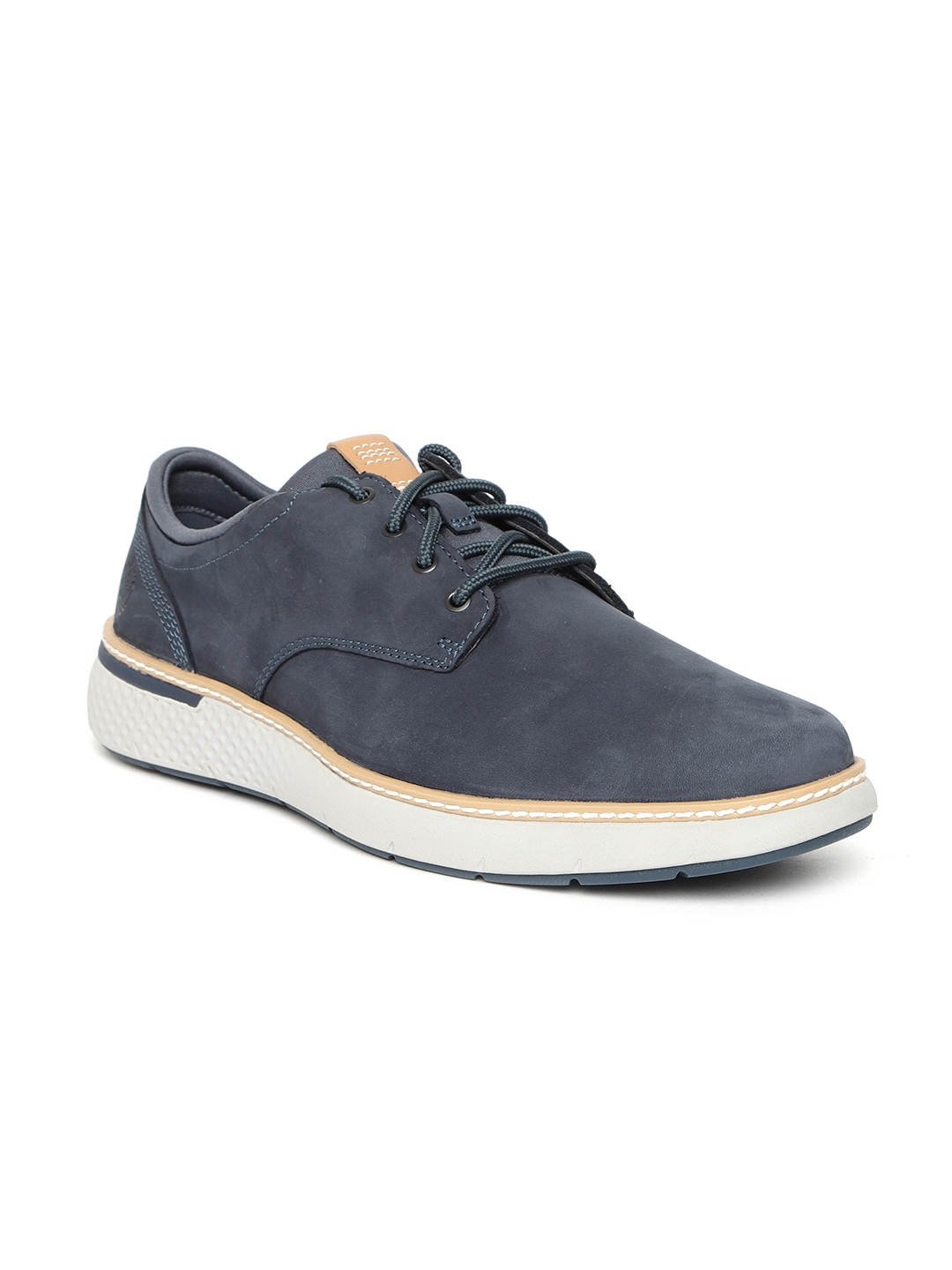 Buy Timberland Men Grey CROSSMARK PT Leather Oxfords Casual