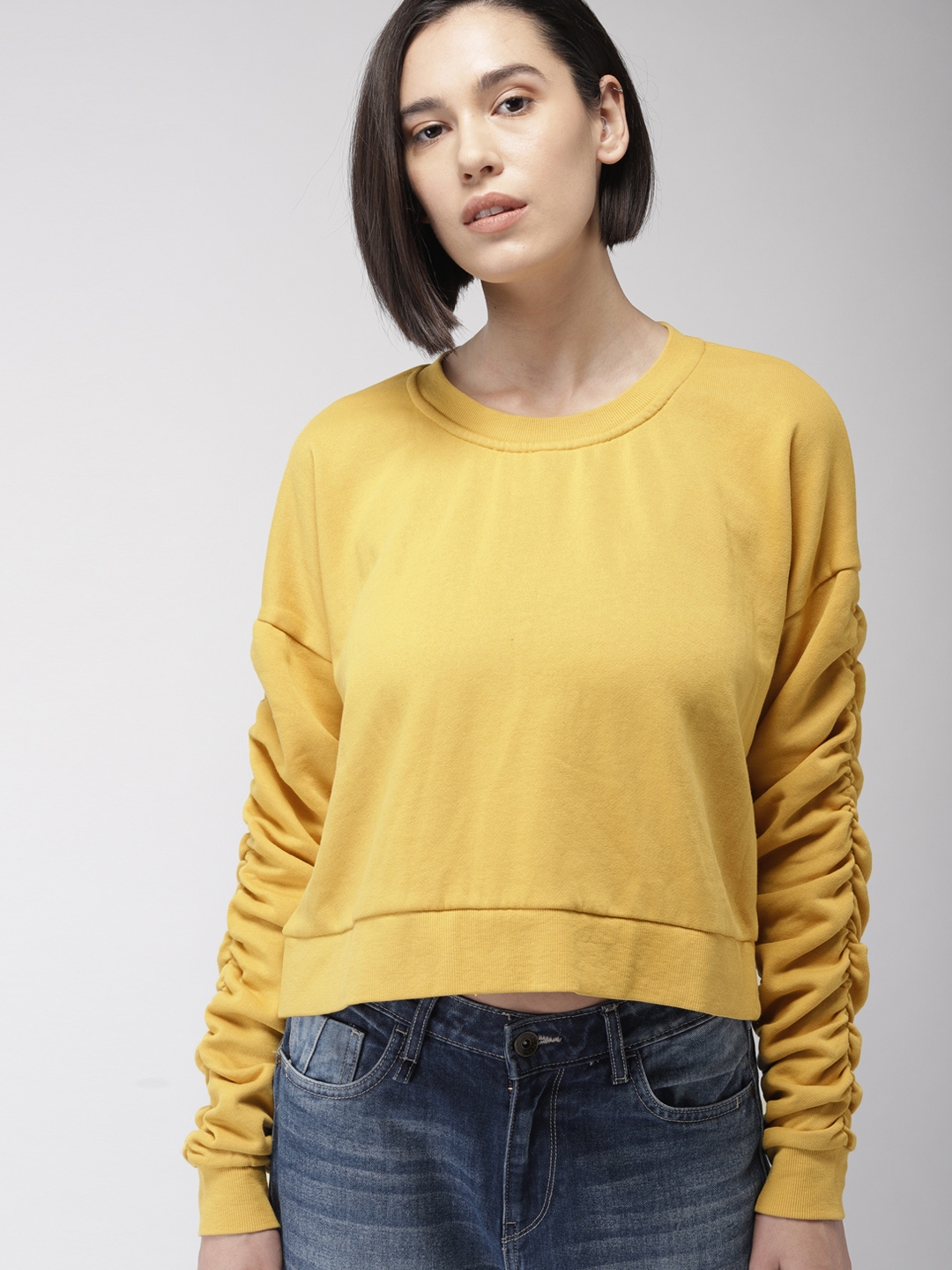 yellow sweatshirt forever 21