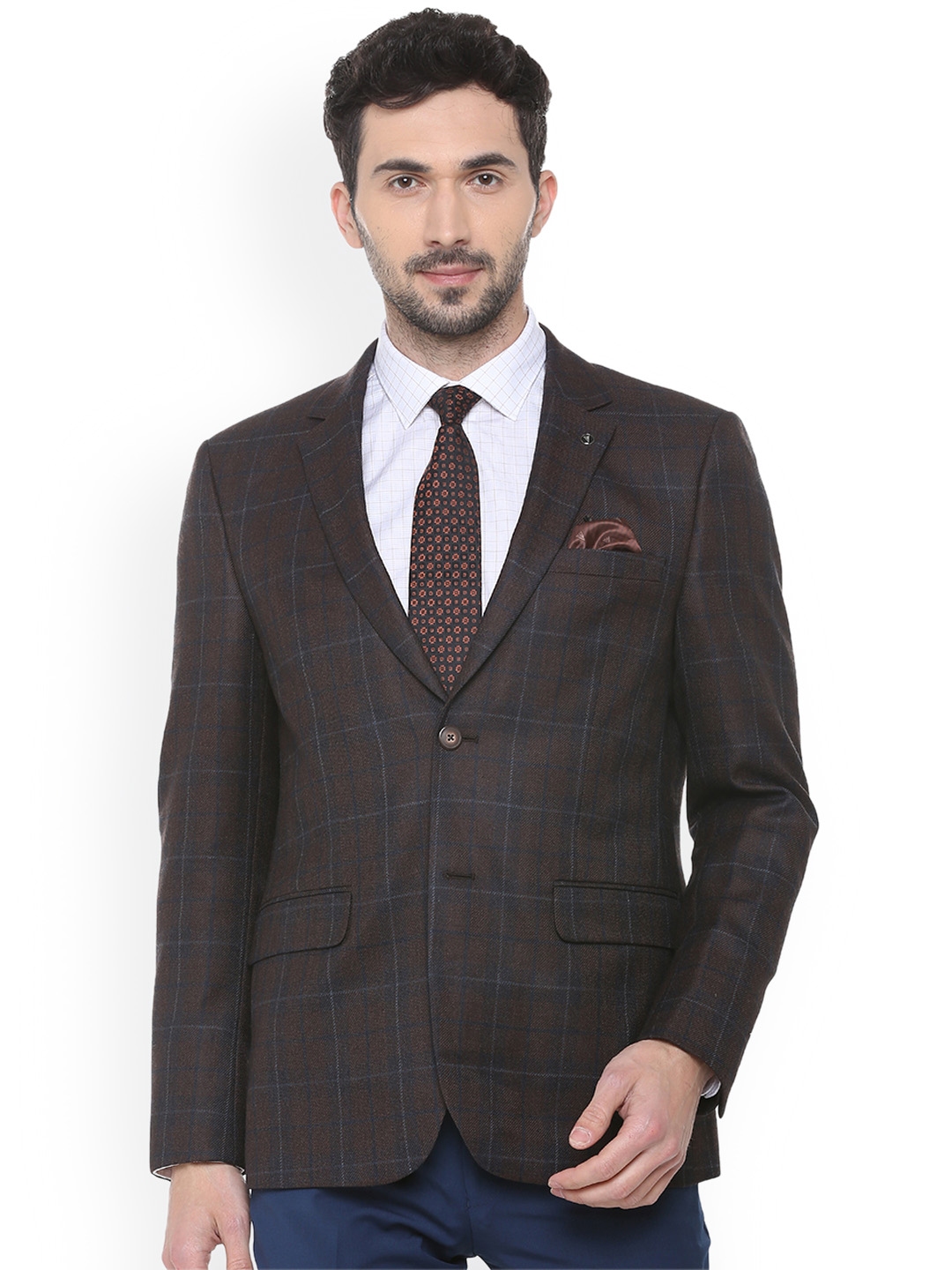 Van heusen outlet blazers myntra