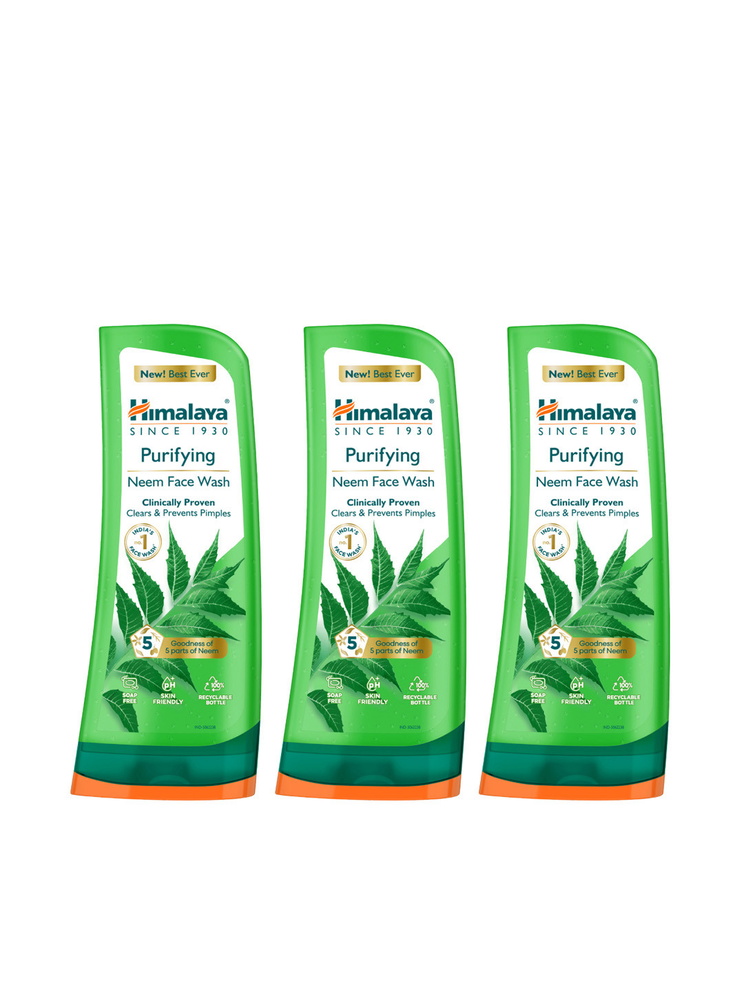 Himalaya Set of 3 Purifying Neem Face Wash 300ml