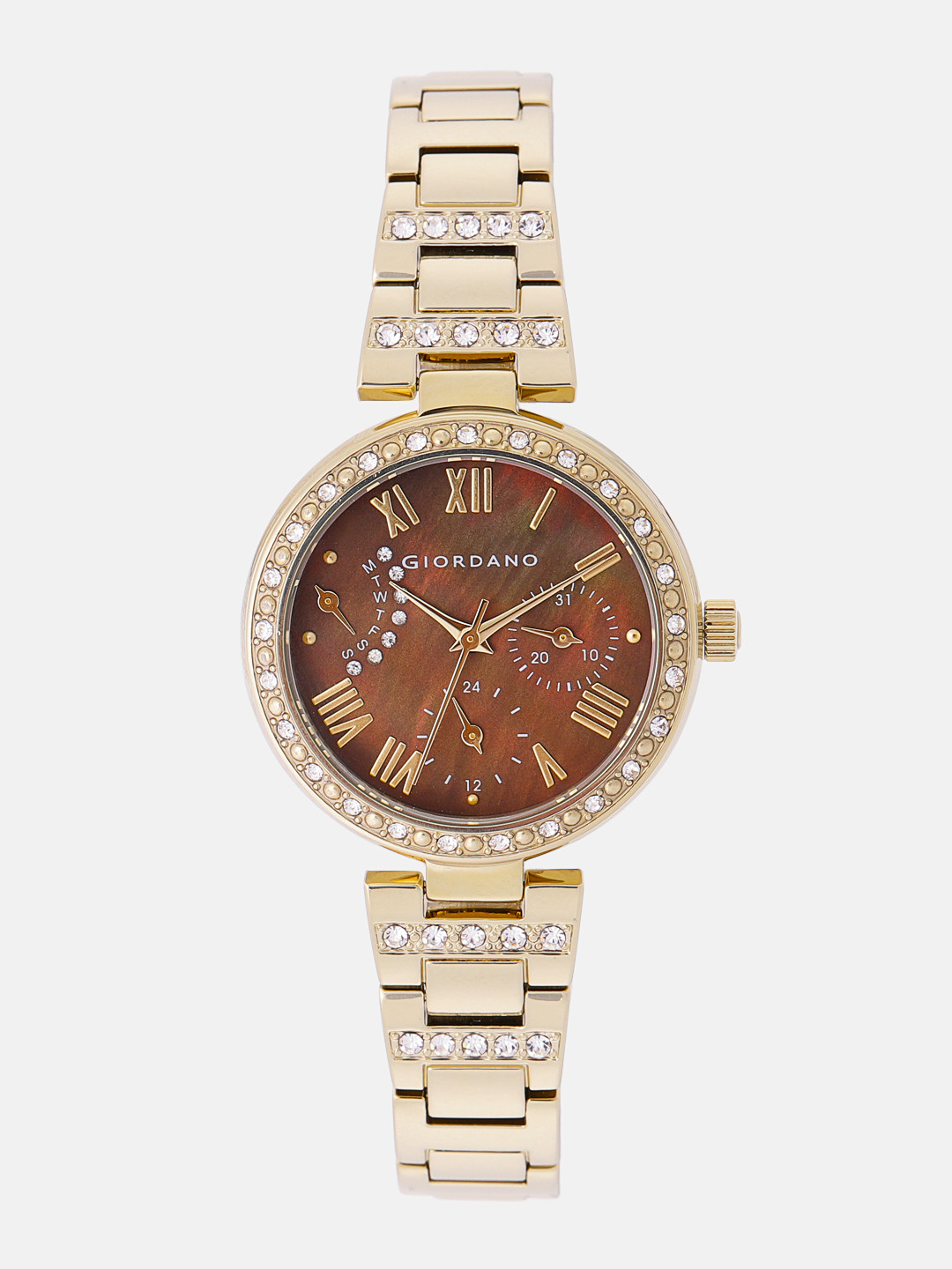 GIORDANO Women Brown Analogue Watch 2959-44