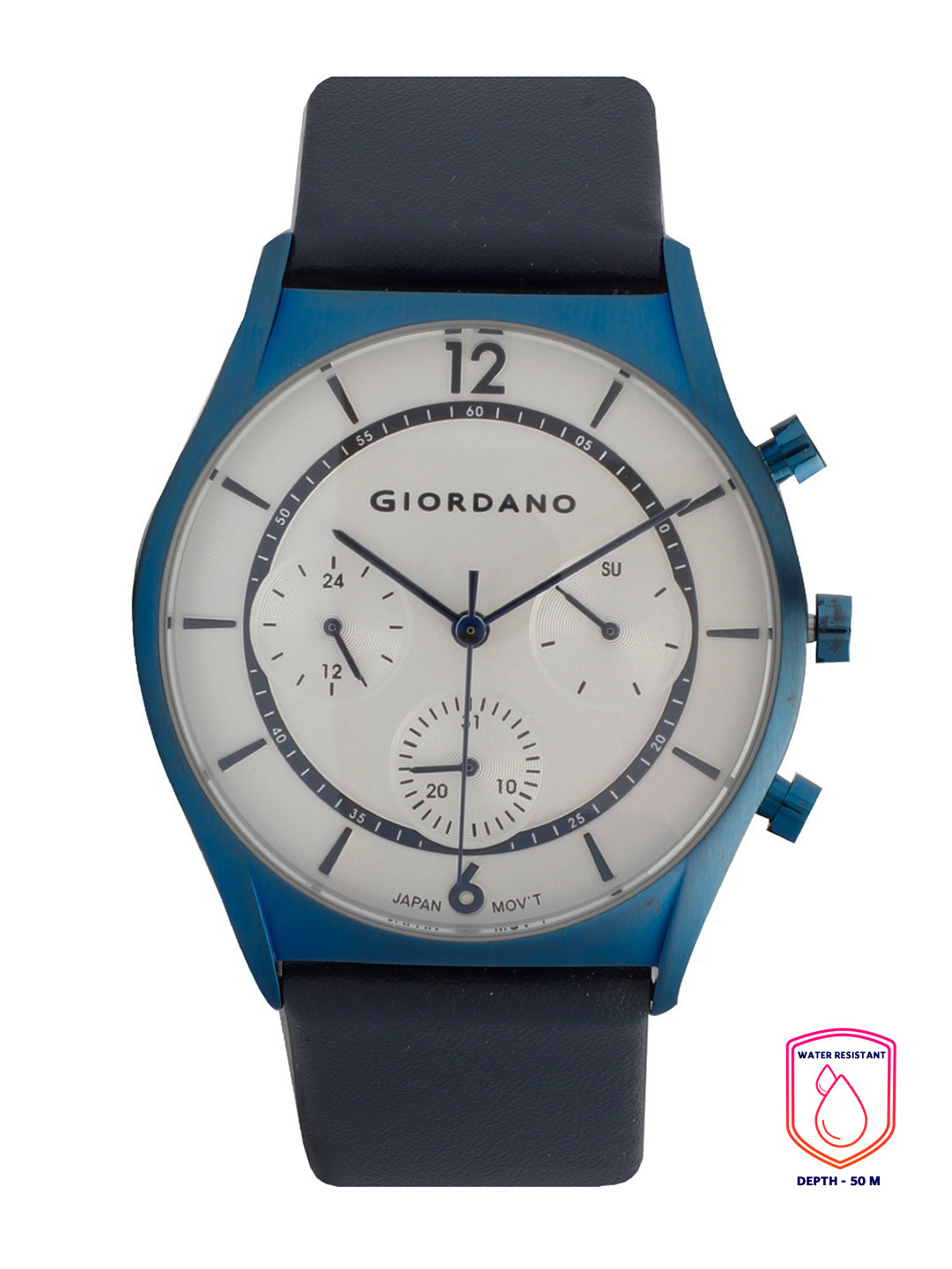 GIORDANO Men Silver-Toned Analogue Watch 1974-05