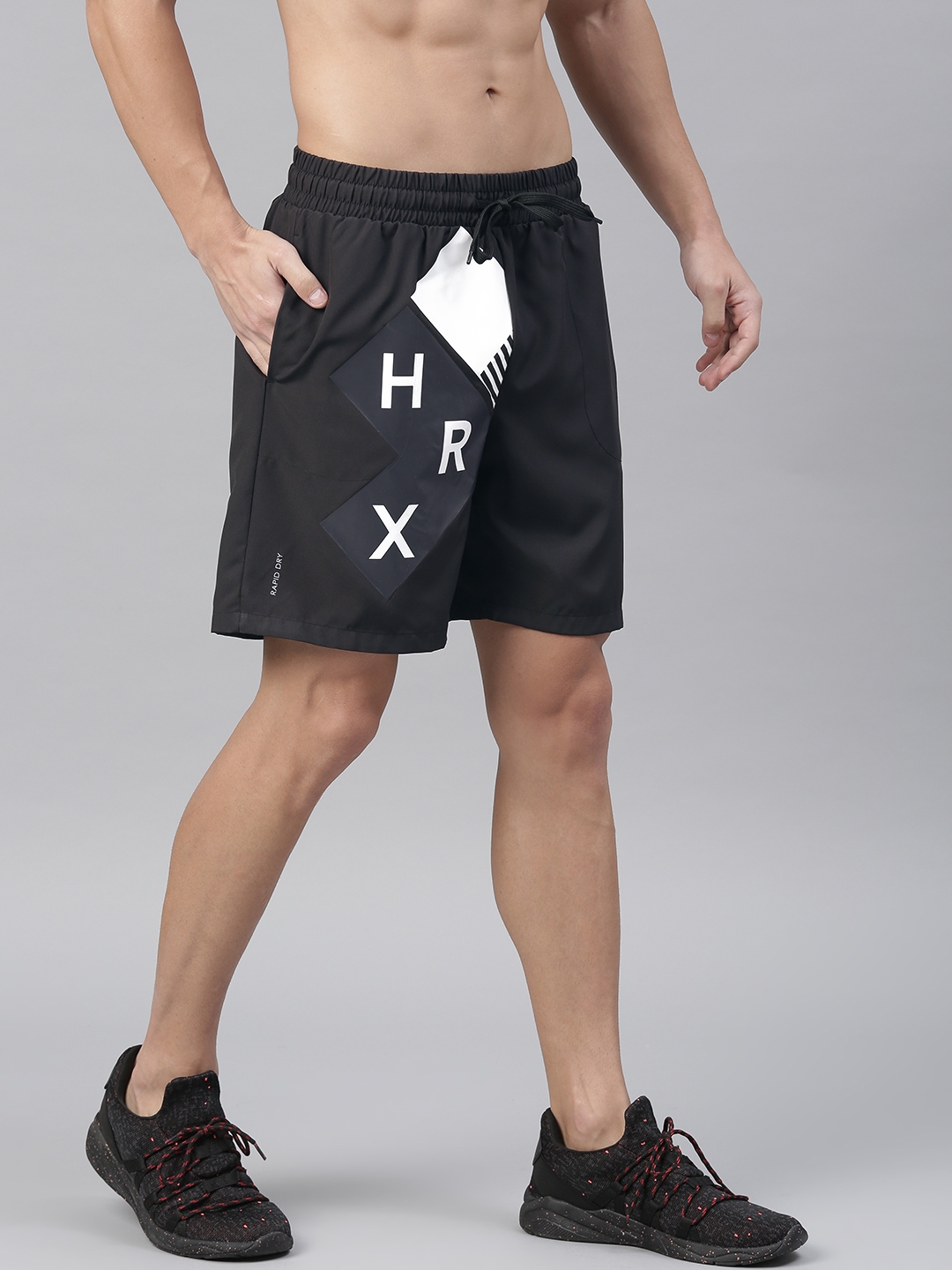 Buy HRX By Hrithik Roshan HRX By Hrithik Roshan Men Grey Reversible  Rapid-Dry Antimicrobial Running T-shirt at Redfynd