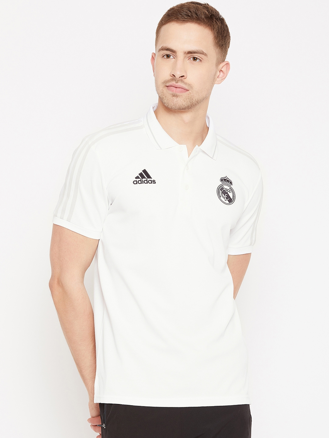 Buy ADIDAS Men White Real Madrid Jersey - Tshirts 8871083 | Myntra