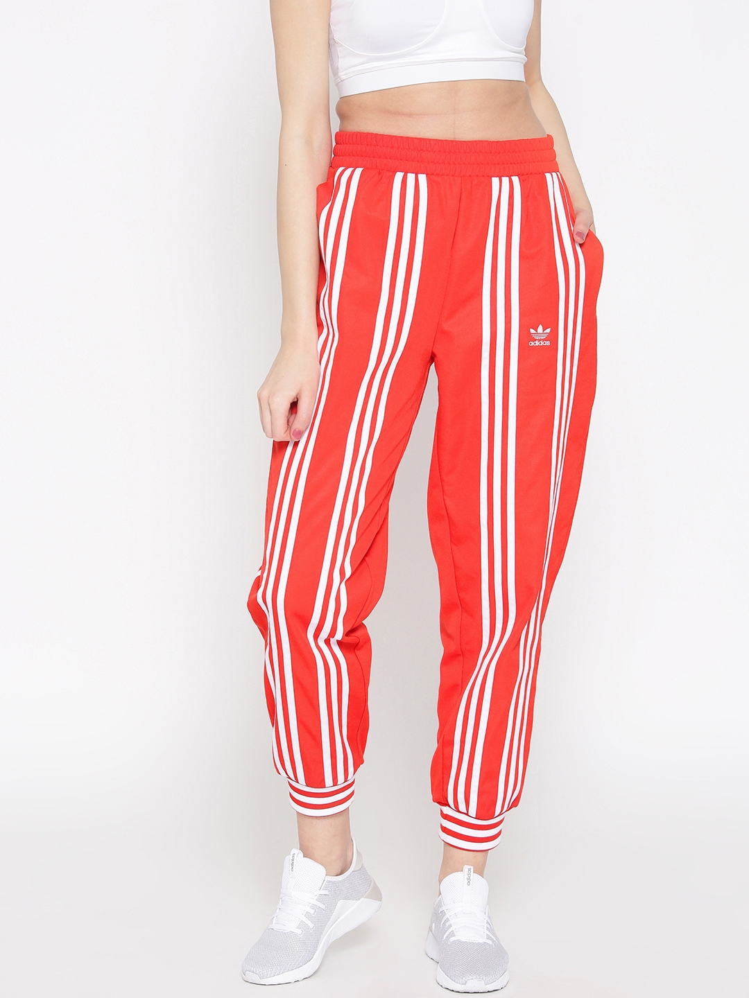 adidas ADICOLOR CLASSICS PRIMEBLUE SST TRACK PANTS  Red  adidas India