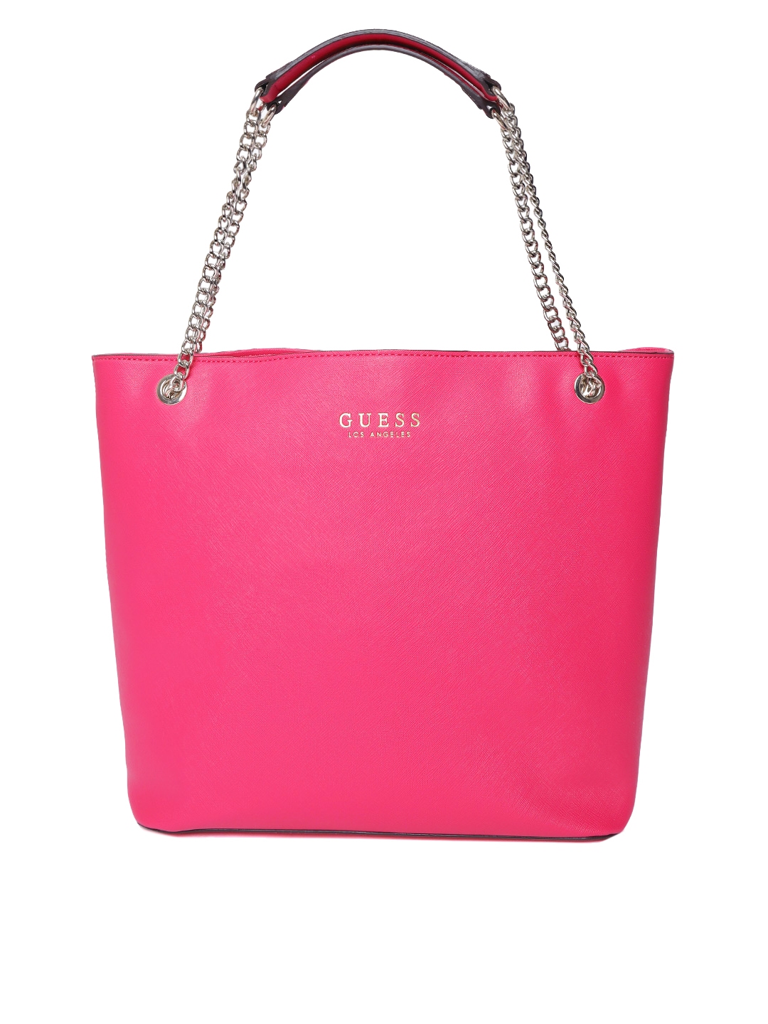 GUESS Pink Solid Shoulder Bag