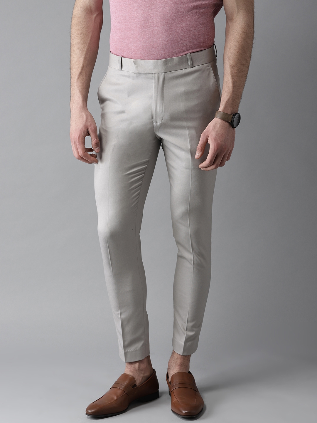 Aggregate more than 136 grey trousers mens latest