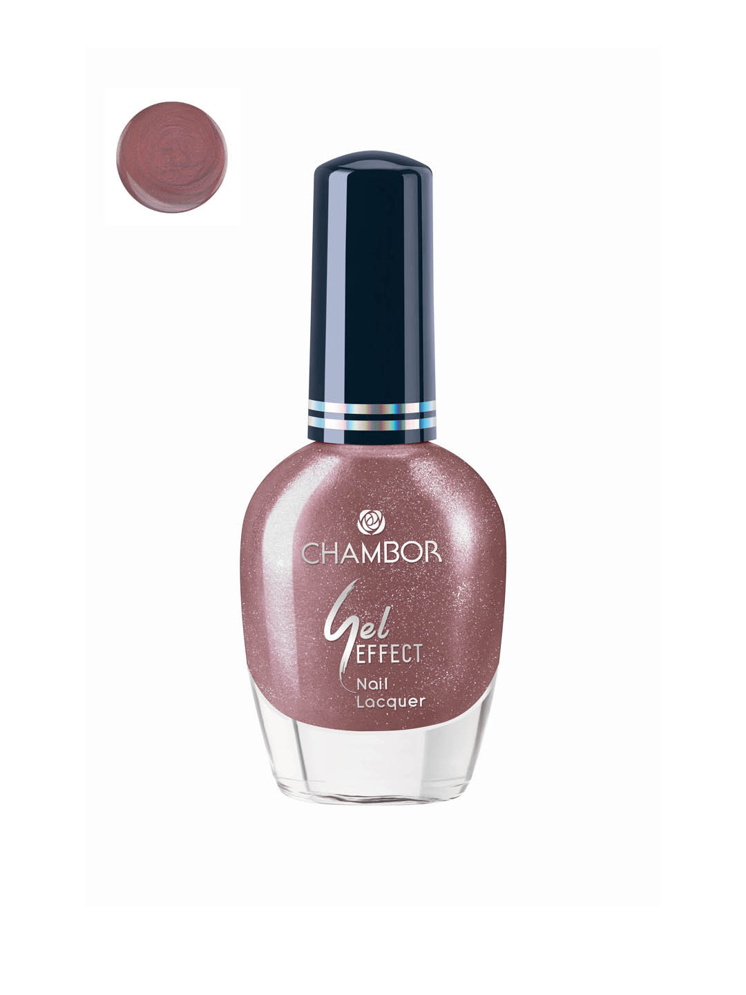 Chambor Pink 604 Gel Effect Nail Polish 10 ml