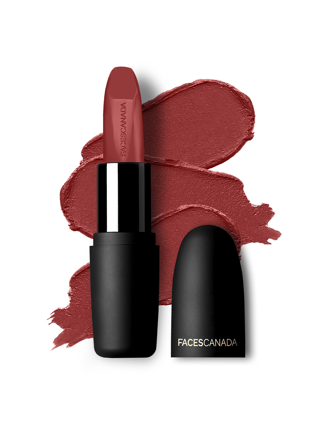 FACES CANADA Weightless Matte Finish Hydrating Lipstick with Almond Oil - Forever Red 03