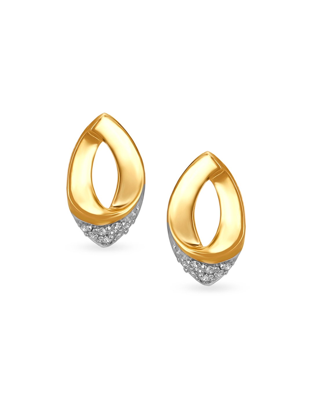 Buy Mia By Tanishq 14KT Gold Citrine Stud Earrings - Earrings Gold for  Women 10079777 | Myntra