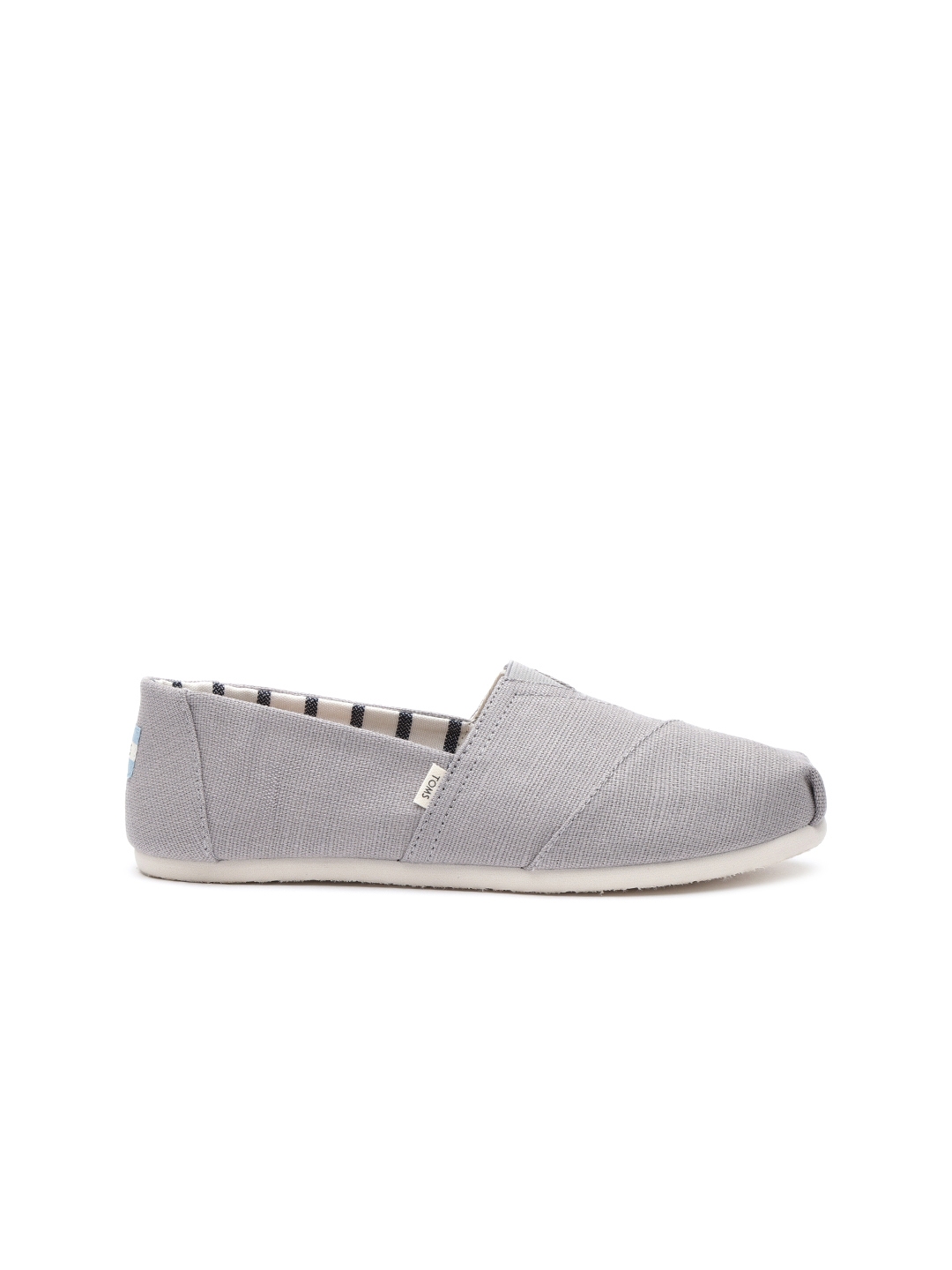 toms grey slip ons