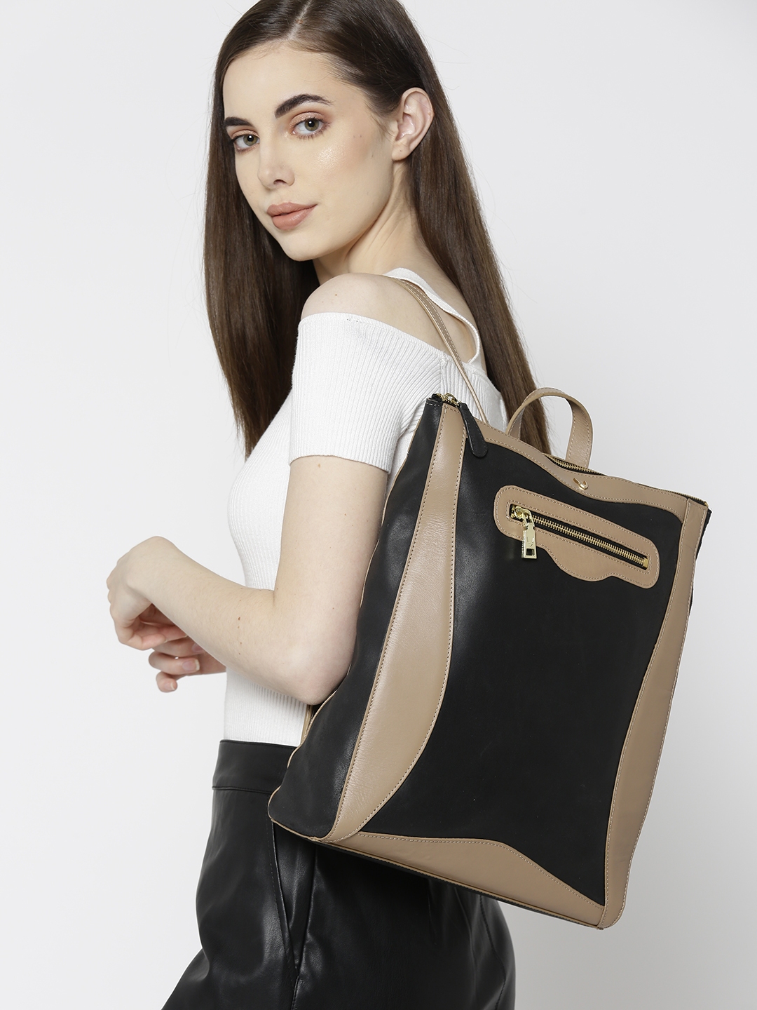 hidesign leather backpack