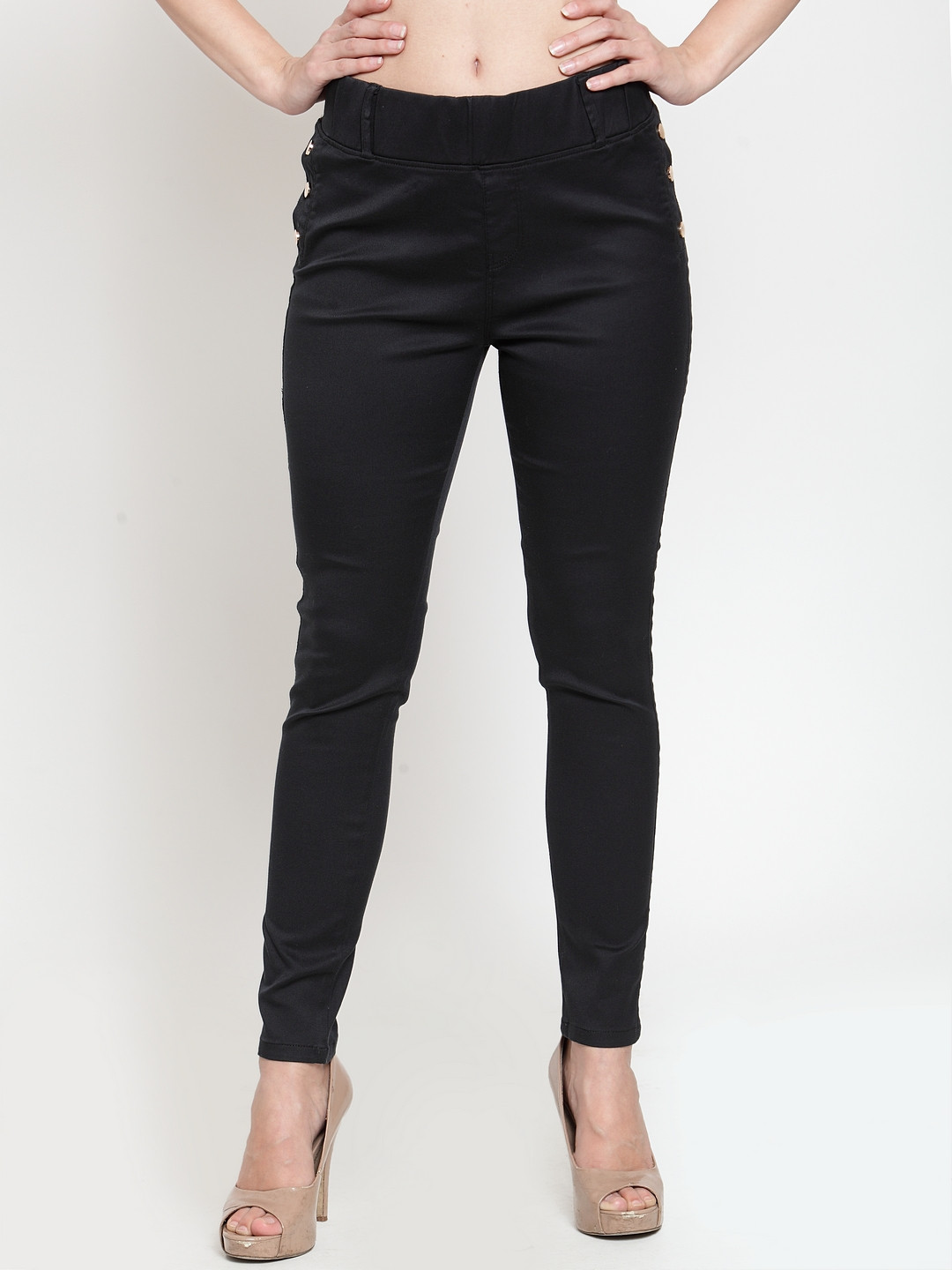 Buy Xblues Women Grey Solid Jeggings - Jeggings for Women 8942485 | Myntra