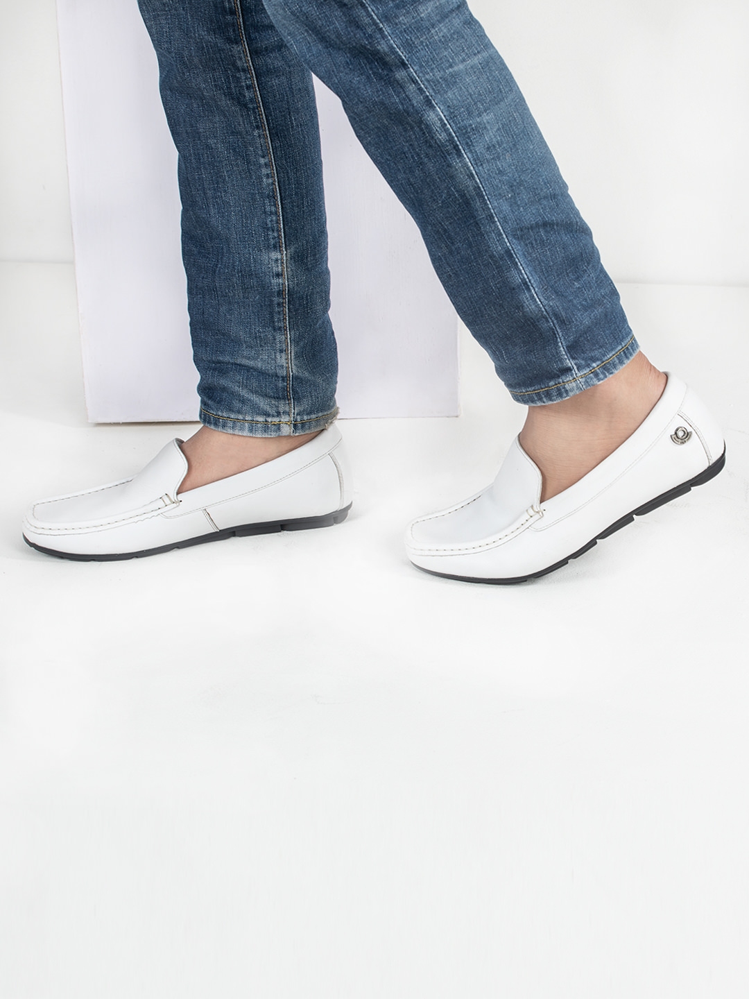 White Loafers Men Flash SAVE 34% -