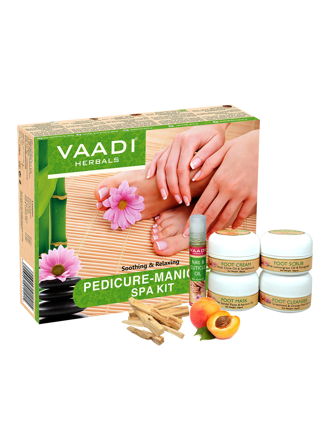 Vaadi Herbals Pedicure Manicure Kit - Soothing & Refreshing