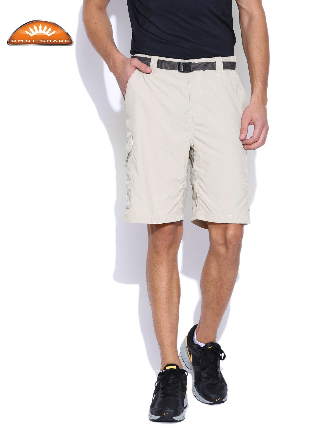 Buy Columbia Beige Silver Ridge Cargo Outdoor Shorts Shorts for Men 896646 Myntra