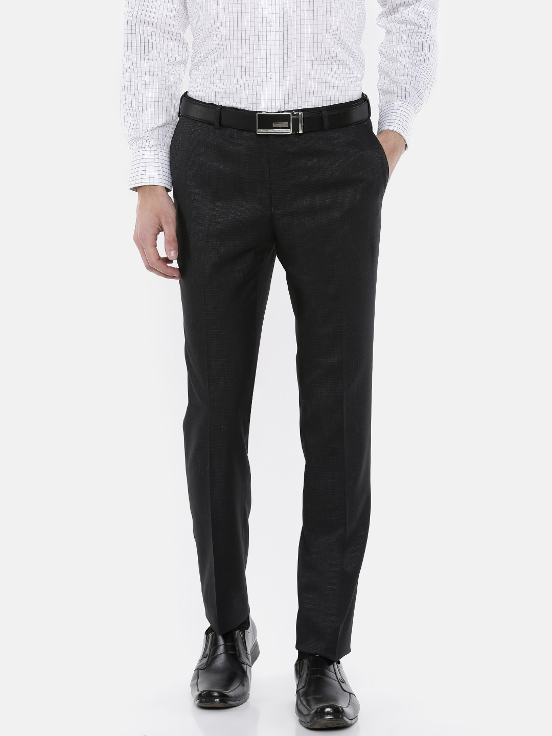 navy blue skinny trousers mens