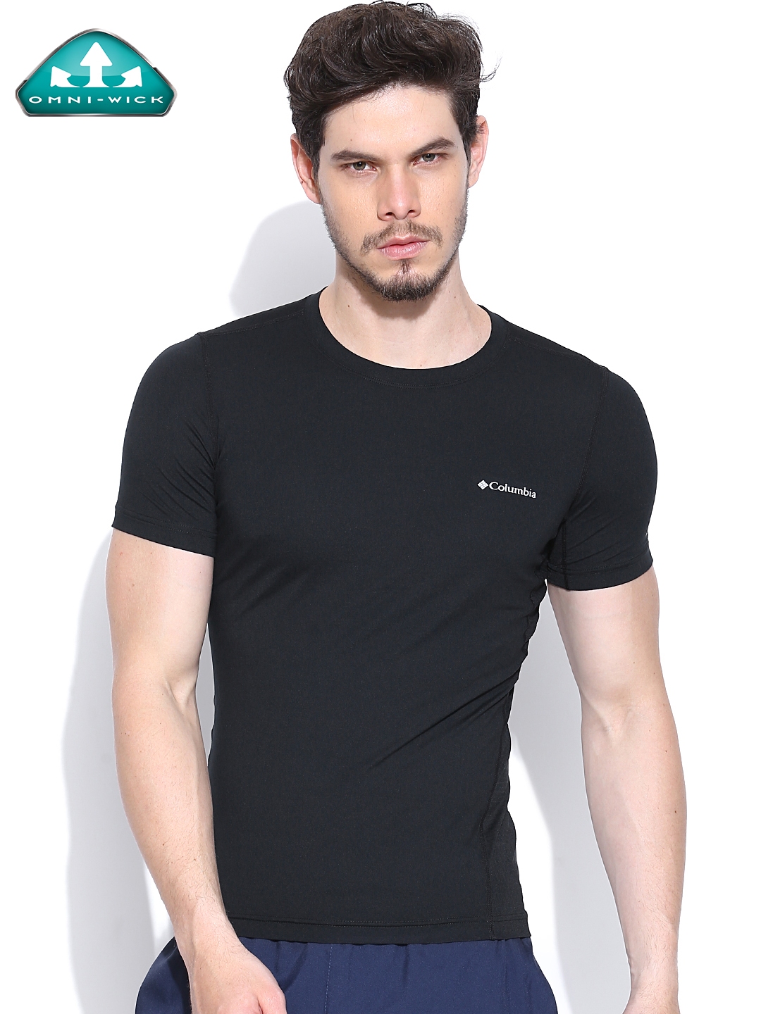 columbia black t shirt