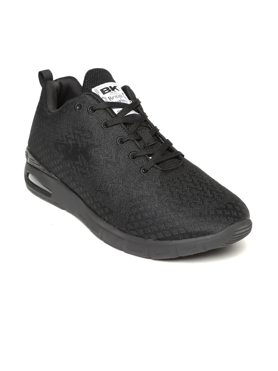 BRITISH KNIGHTS Men Black Woven Design Sneakers