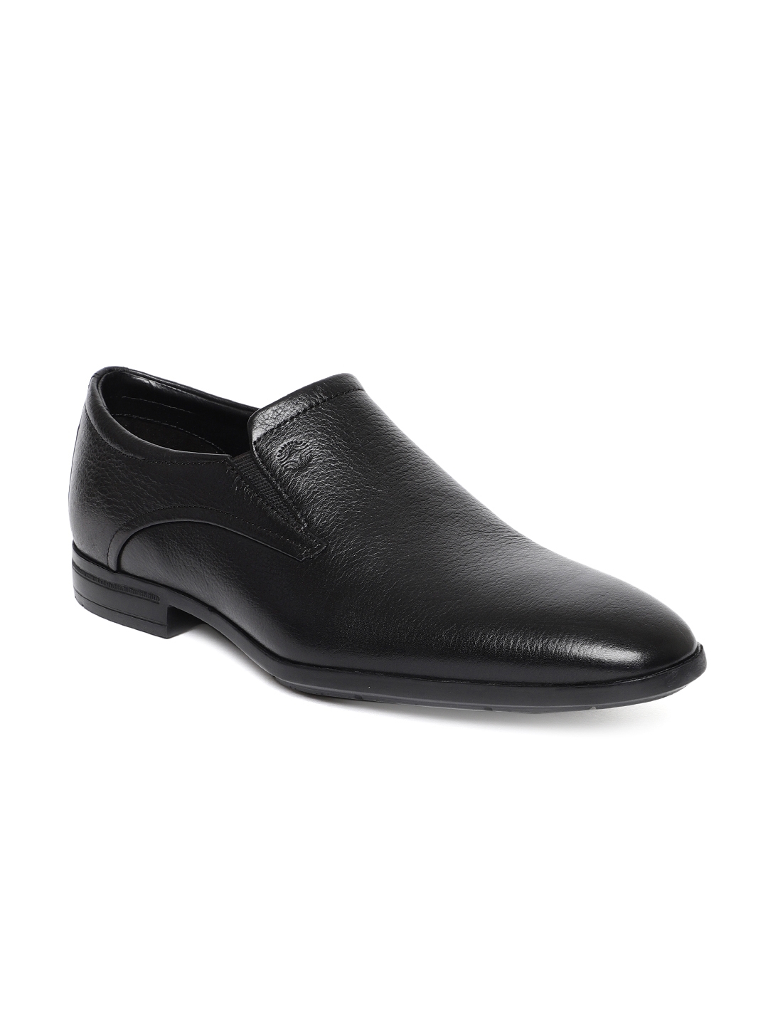 mens black slip on formal shoes