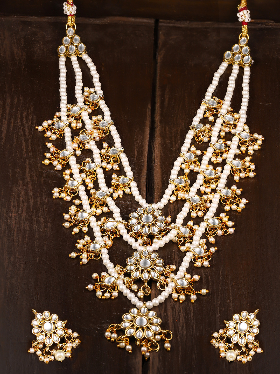 Buy Zaveri Pearls Gold Toned Kundan 