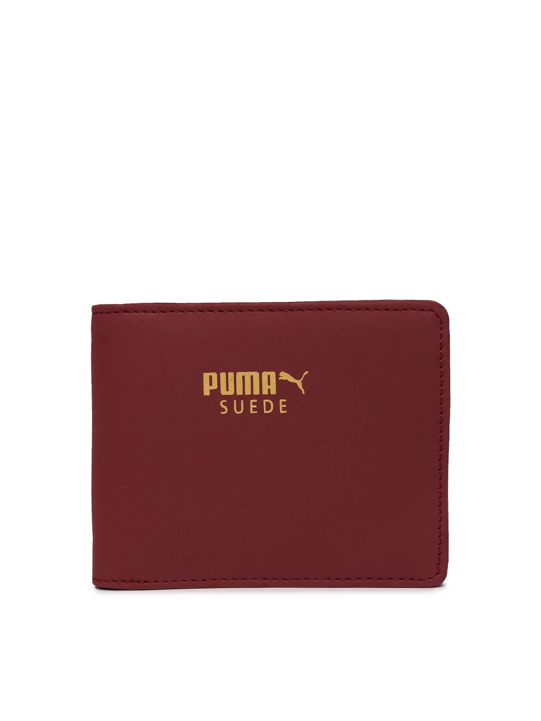 Buy Puma Unisex Maroon Suede Billfold Wallet - Wallets for Unisex 901734 |  Myntra