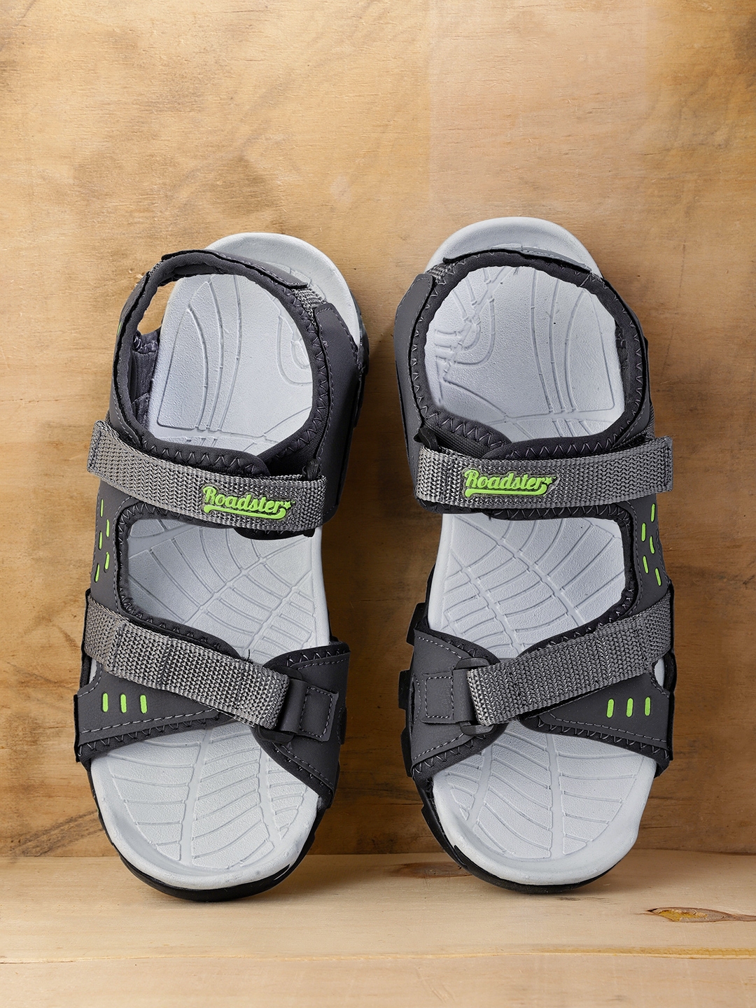 Charcoal sales gray sandals